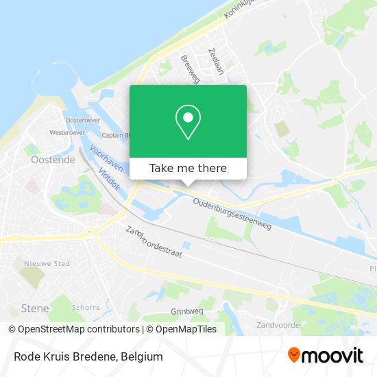 Rode Kruis Bredene map