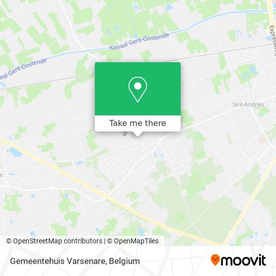 Gemeentehuis Varsenare map