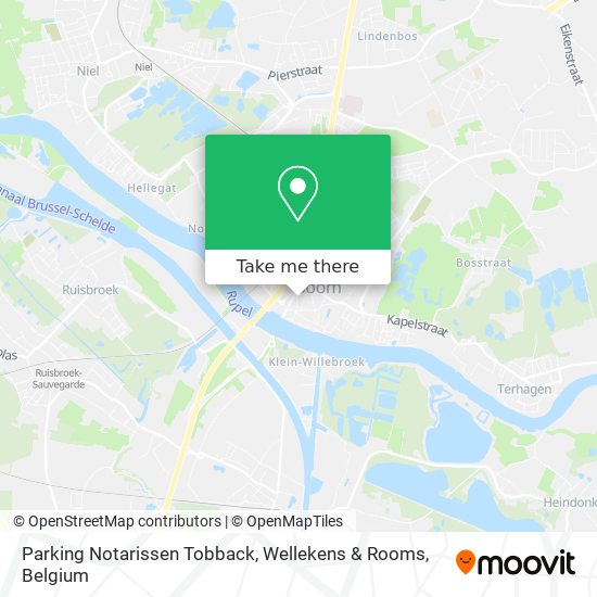 Parking Notarissen Tobback, Wellekens & Rooms plan