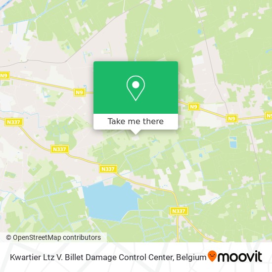 Kwartier Ltz V. Billet Damage Control Center map