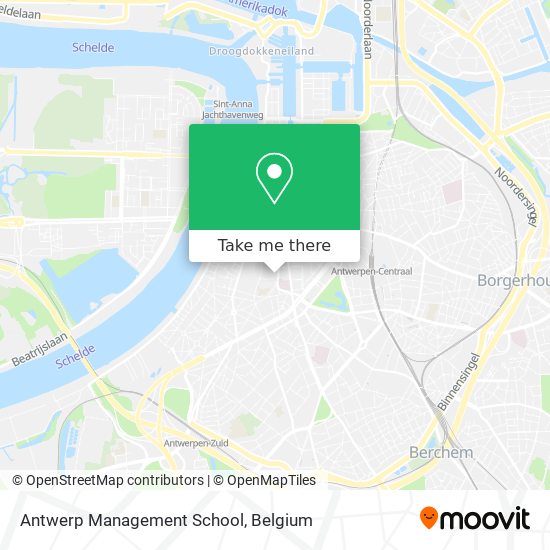 Antwerp Management School map