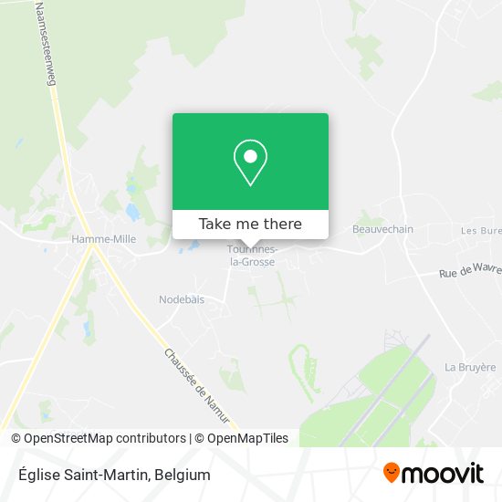 Église Saint-Martin plan