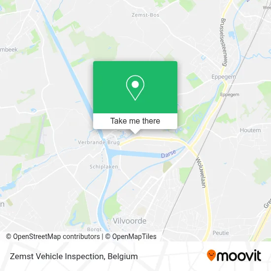 Zemst Vehicle Inspection map