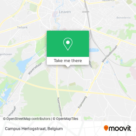 Campus Hertogstraat map