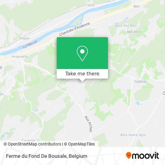 Ferme du Fond De Bousale map