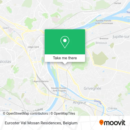 Euroster Val Mosan Residences map