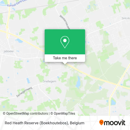Red Heath Reserve (Boekhoutebos) map