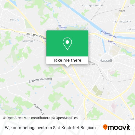 Wijkontmoetingscentrum Sint-Kristoffel map