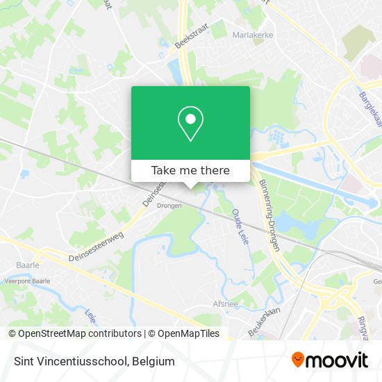 Sint Vincentiusschool map
