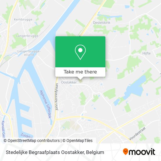 Stedelijke Begraafplaats Oostakker plan