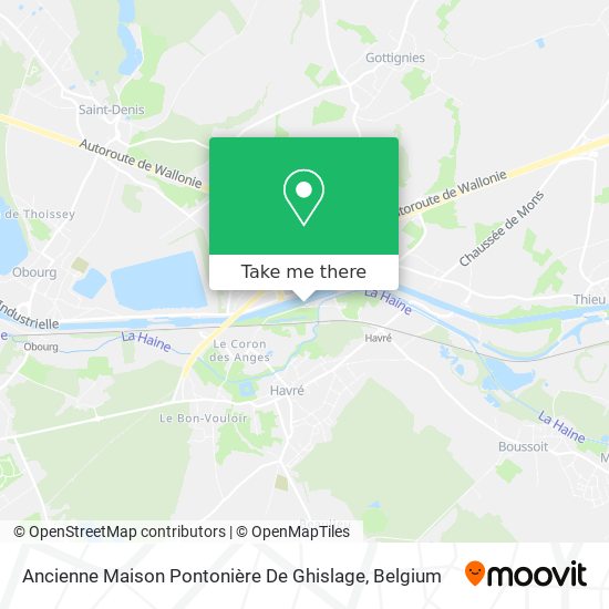 Ancienne Maison Pontonière De Ghislage map