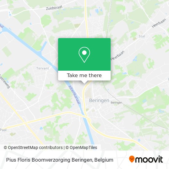 Pius Floris Boomverzorging Beringen map