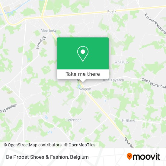 De Proost Shoes & Fashion map