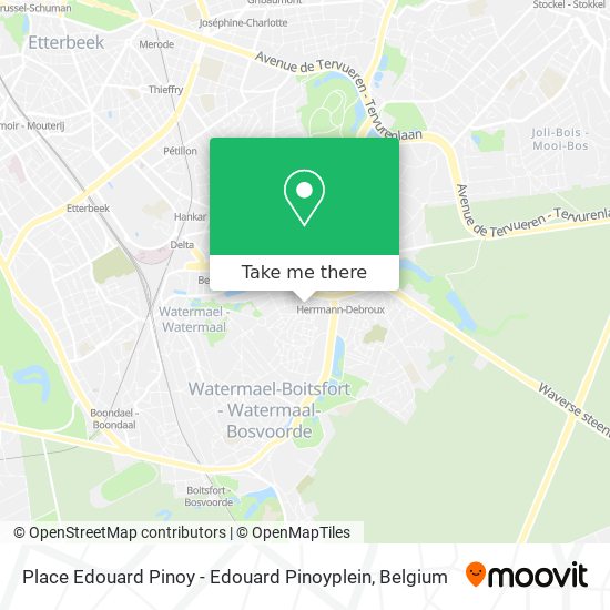 Place Edouard Pinoy - Edouard Pinoyplein map