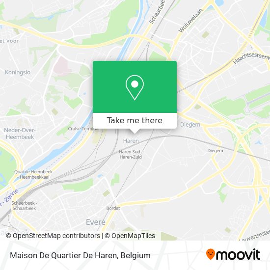 Maison De Quartier De Haren map