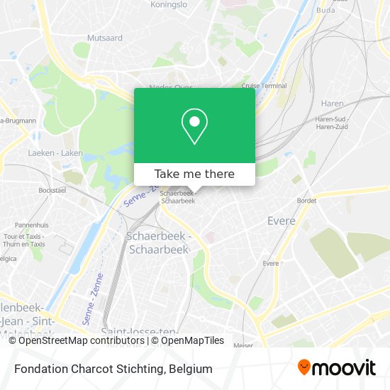Fondation Charcot Stichting map