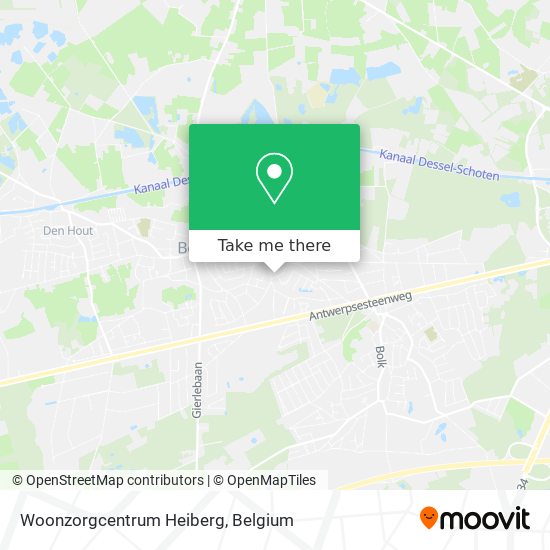 Woonzorgcentrum Heiberg map