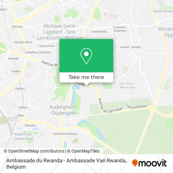 Ambassade du Rwanda - Ambassade Van Rwanda plan