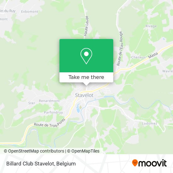 Billard Club Stavelot map