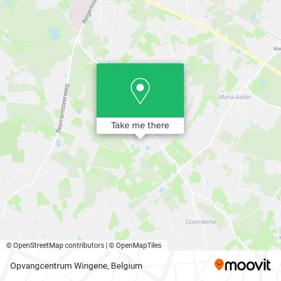 Opvangcentrum Wingene plan