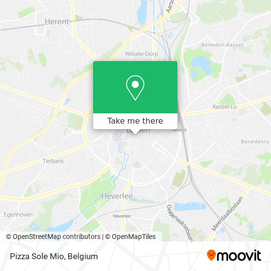 Pizza Sole Mio map