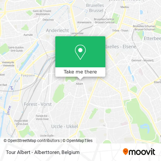 Tour Albert - Alberttoren map