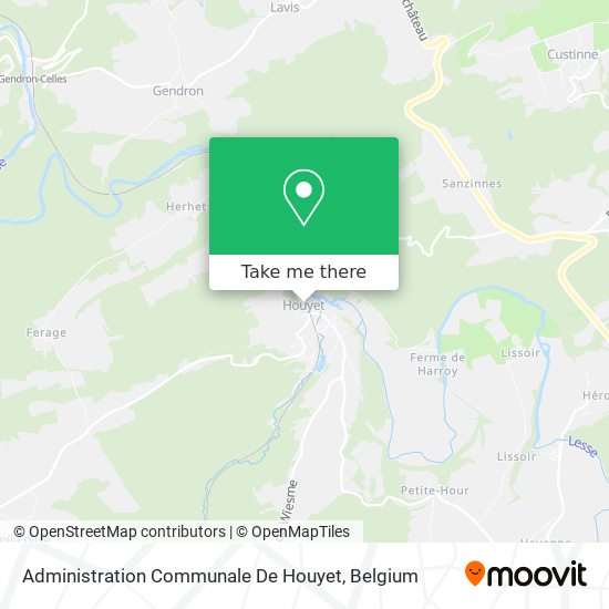 Administration Communale De Houyet map