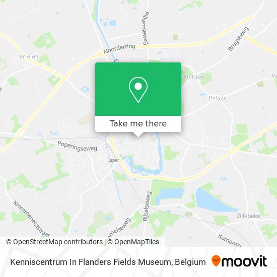 Kenniscentrum In Flanders Fields Museum map
