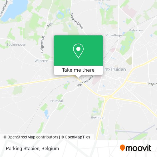 Parking Staaien map