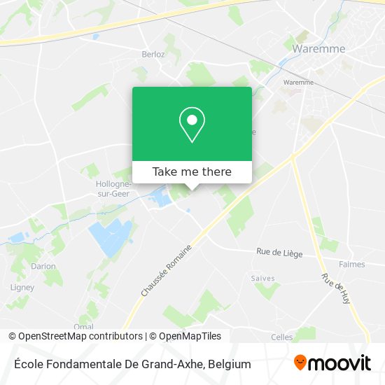 École Fondamentale De Grand-Axhe map