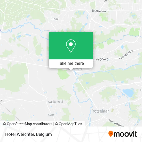 Hotel Werchter map