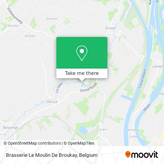 Brasserie Le Moulin De Broukay map