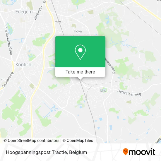 Hoogspanningspost Tractie map