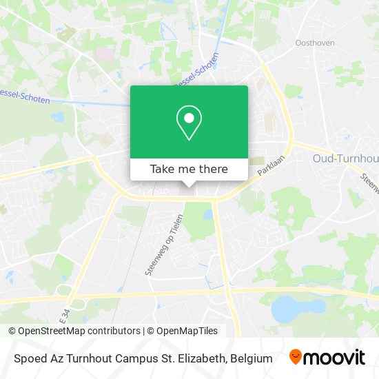 Spoed Az Turnhout Campus St. Elizabeth map