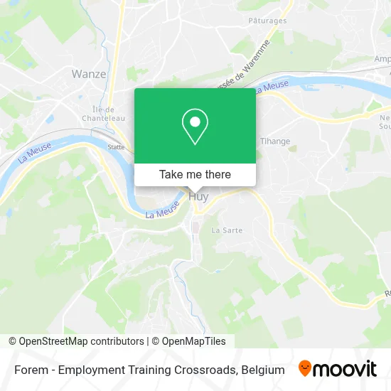 Forem - Employment Training Crossroads map