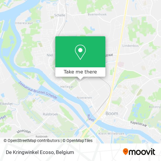 De Kringwinkel Ecoso map