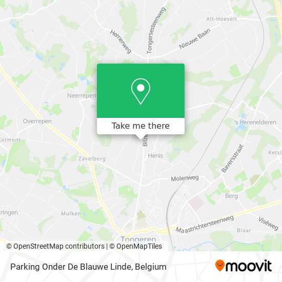 Parking Onder De Blauwe Linde map