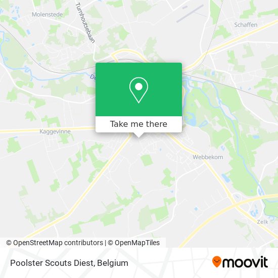 Poolster Scouts Diest map