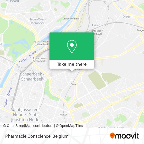 Pharmacie Conscience map