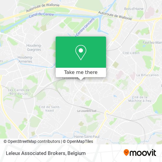 Leleux Associated Brokers map