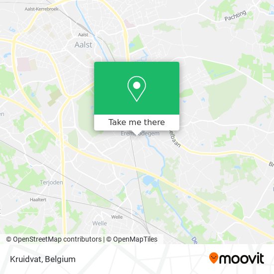 Kruidvat map