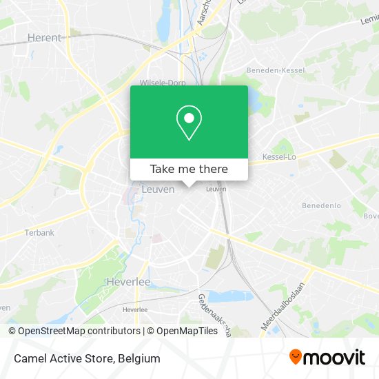 Camel Active Store map