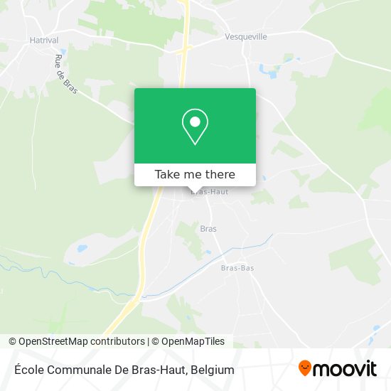 École Communale De Bras-Haut plan