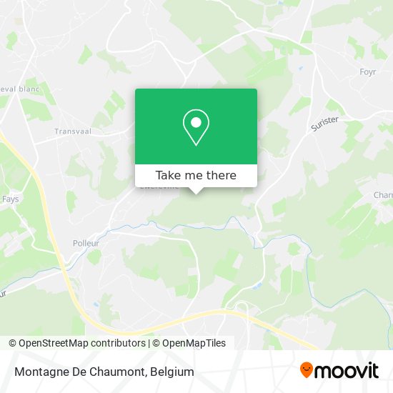 Montagne De Chaumont plan