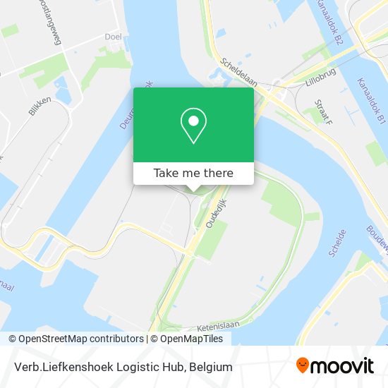 Verb.Liefkenshoek Logistic Hub map