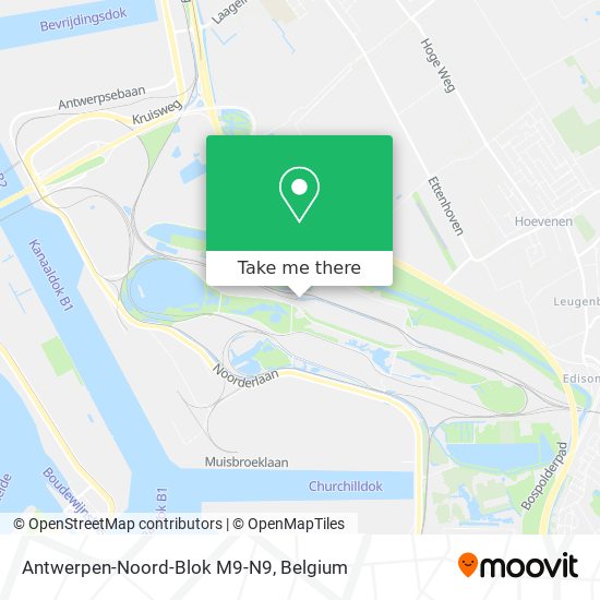 Antwerpen-Noord-Blok M9-N9 plan