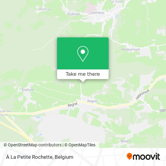 À La Petite Rochette plan