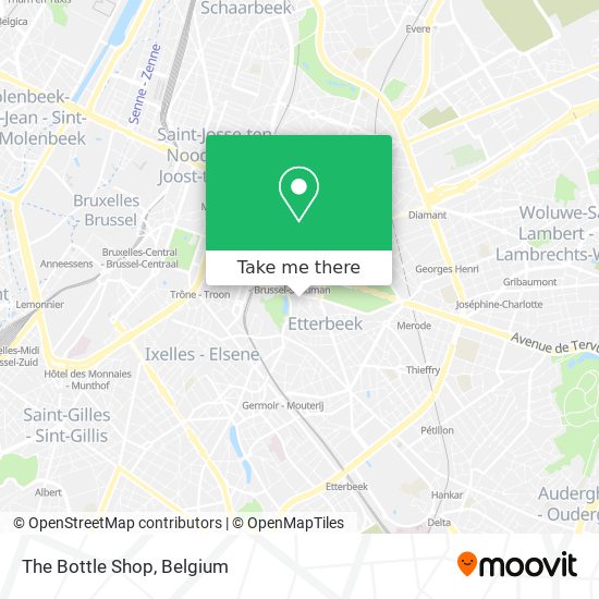 The Bottle Shop map