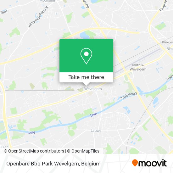 Openbare Bbq Park Wevelgem map