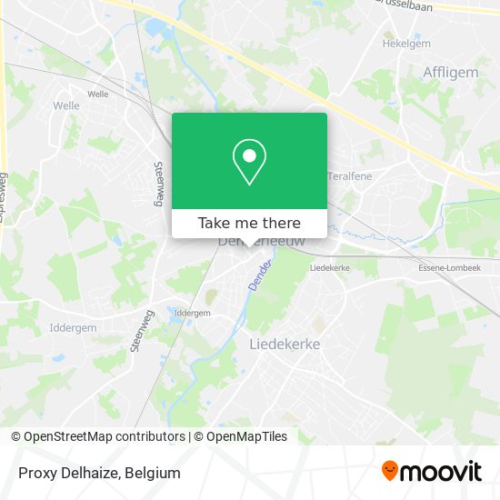 Proxy Delhaize map